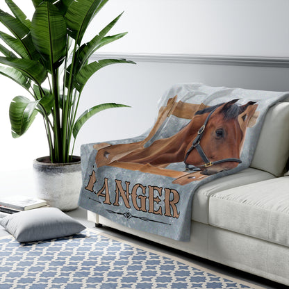 Custom Horse Photo Rustic Wooden Frame Personalized