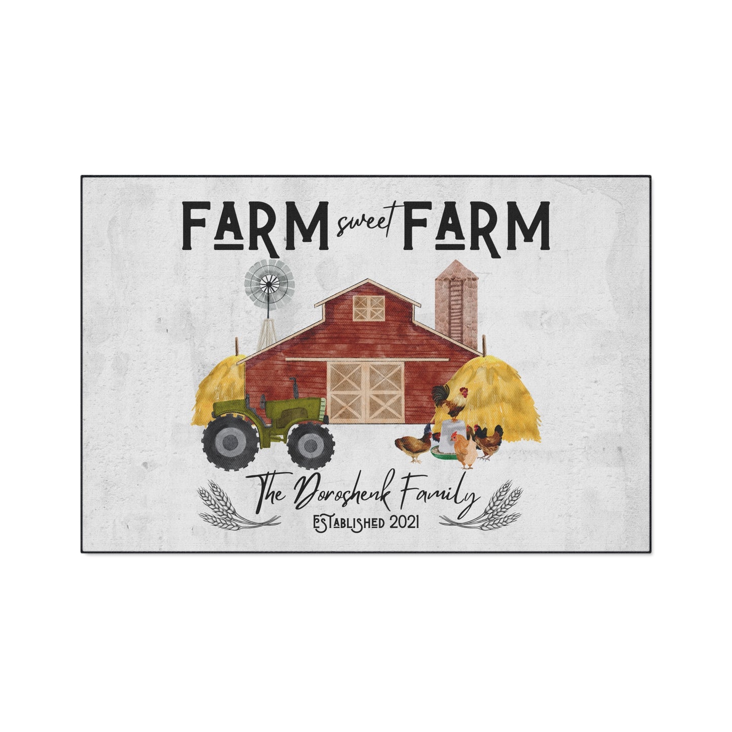 Farm Sweet Farm Rug