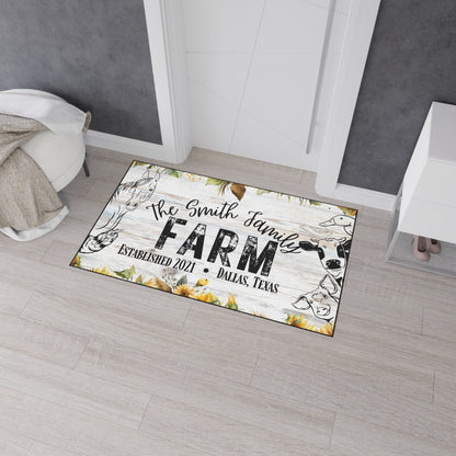 Sunflower Family Farm Rug