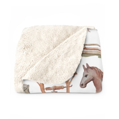 Personalized Farm Sweet Farm Sherpa