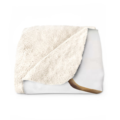 Sherpa Fleece Blanket - Rustic Family Christmas Holiday
