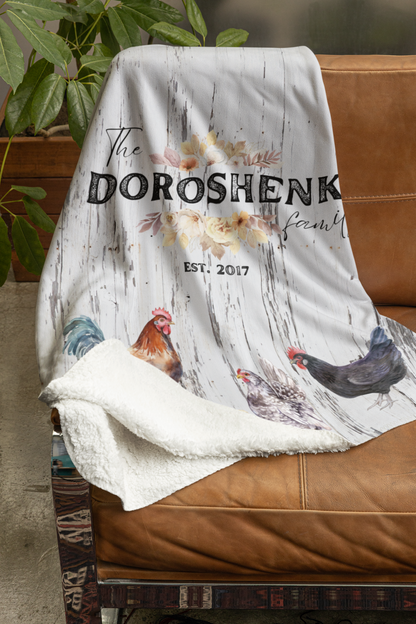 Chicken Family Blanket